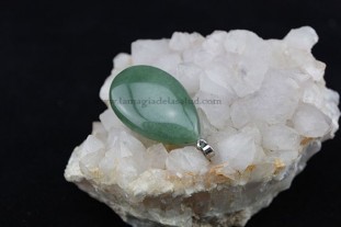 Colgante Cuarzo Verde Lágrima 4cm
