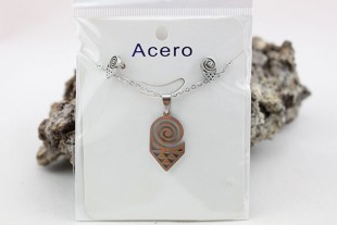 Conjunto Acero Collar +...