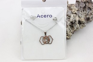 Conjunto Acero Collar +...