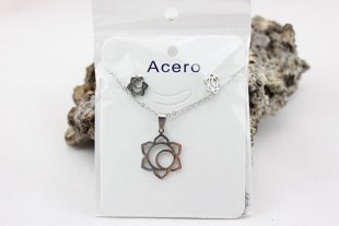 Conjunto Acero Collar +...