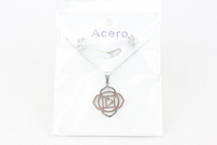 Conjunto Acero Collar +...
