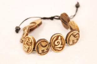 Pulsera Hueso Ovalada...
