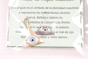 Colgante Pirámide con Ojo -...