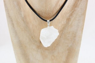 Collar Cuarzo Cristal Bruto