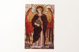 Estampa Arcángel Uriel con...