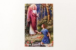 Estampa Arcángel San Rafael...