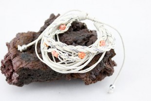 Pulsera Multitiras Lurex y...