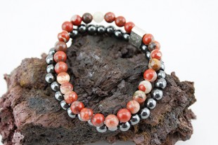 Pulseras Jaspe Rojo -...
