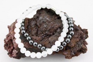 Pulseras Cuarzo Blanco -...