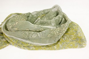 Pañuelo Chifón Verde Kaki...