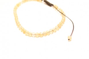 Pulsera Citrino Cuentas 4mm...