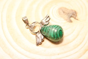 Colgante Ángel Malaquita