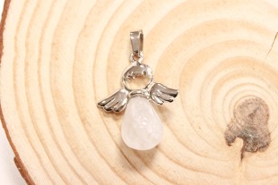 Colgante Ángel Cuarzo Cristal
