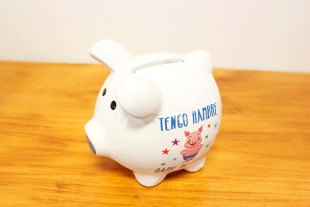 Hucha Cerdito "Tengo Hambre"