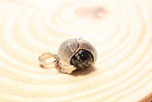 Colgante Elefante Obsidiana...