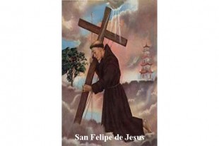 Estampa San Felipe de Jesús...