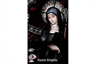 Estampa Santa Brígida...