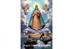 Estampa Virgen Caridad del...