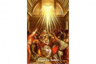 Estampa Espíritu Santo...