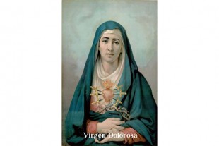 Estampa Virgen Dolorosa...