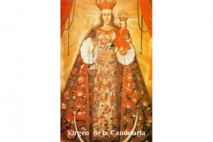 Estampa Virgen de la...