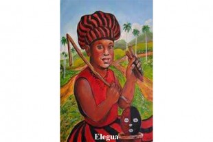 Estampa Eleggua...