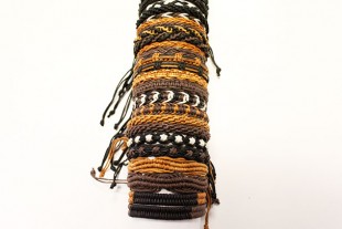 Pulsera Cuerda Marrón -...
