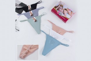 Tanga Hilo Corazones Strass...