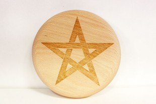 Pentagrama Madera Haya 13cm
