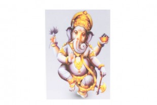Ganesha Gris Lámina Estampa...
