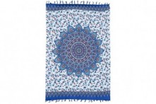 Pareo Mandala Tonos Azules-Rojo
