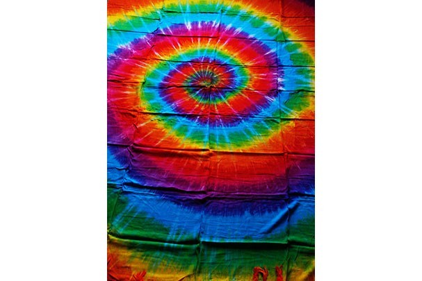 Pareo Tie Dye Multicolor Espiral