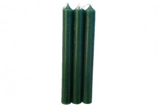 Vela Verde Oscuro 20 cm Bujía