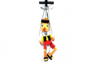 Marioneta Pinocho Madera 25cm