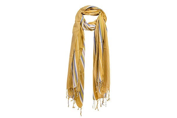 Fular Rayas Beige 180x70 cm