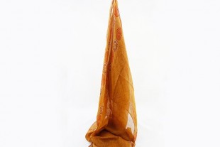 Fular Chifón Estampado Cachemir Camel 170x50 cm