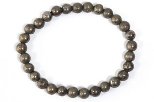 Pulsera Pirita Cuentas 6mm...