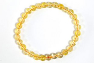 Pulsera Citrino Cuentas 6mm...
