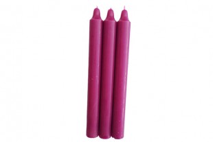 Vela Morada 20 cm Bujía