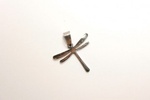 Colgante Libelula 3cm Acero