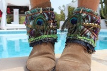 Cubrebotas Boho Chic Multicolor Indie