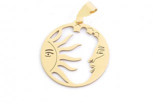 Colgante Sol y Luna 2,8cm...