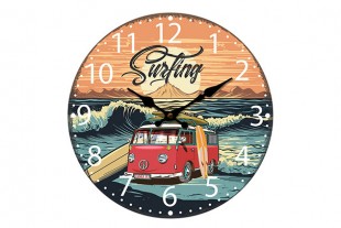 Reloj Pared Furgoneta...