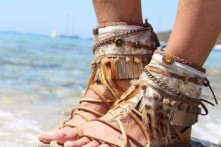 Decora Sandalias Boho Chic Ibiza Dorado