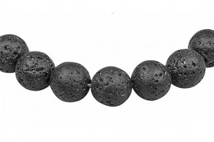 Bola Cuenta Mineral LAVA 10mm