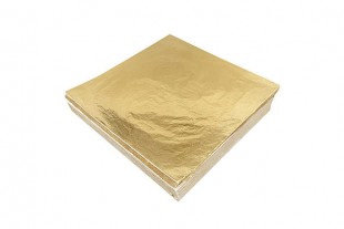 Hojas Papel ORO 8,5 x 9,5cm...