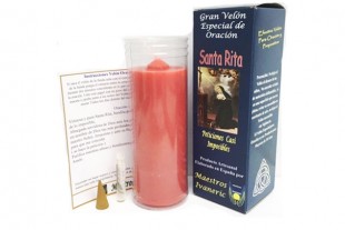 Velón Oración Santa Rita -...