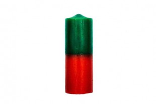 Velón Verde Rojo 16x6 cm...