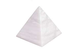 Pirámide Onix Blanco 4 cm