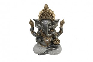 Figura Ganesha Mediano Gris...